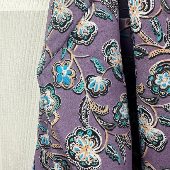 CAbi #3453 Floral Print Scrollwork Cami Top Sz Small Purple Dainty Whimsy Girly - Picture 11 of 14